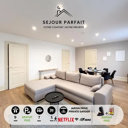 Le Jaures - Jardin Prive Et Netflix Apartment